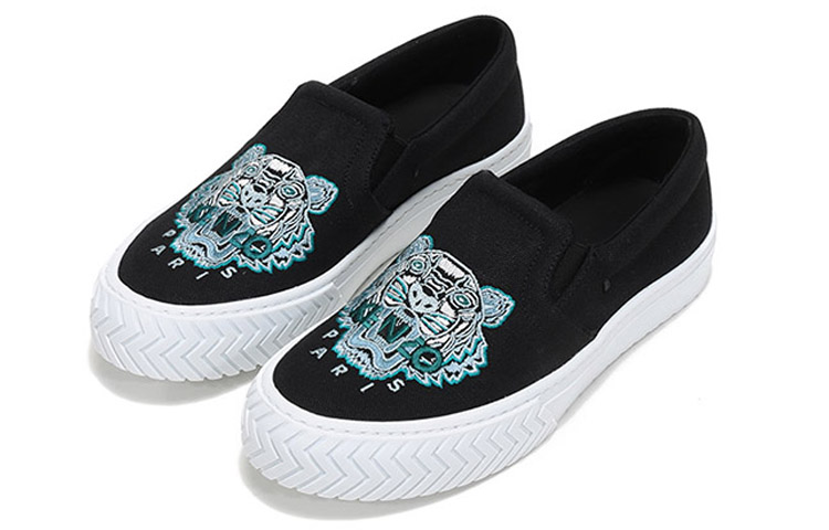 (W) Kenzo Slip-On 'Tiger Embroidery Black' 圖 3