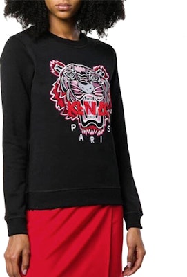 (W) ケンゾー ロゴ入り無地カジュアルプルオーバースウェットシャツ ブラック F962SW7054XA-99B Lookbook (W) ケンゾー ロゴ入り無地カジュアルプルオーバースウェットシャツ ブラック F962SW7054XA-99B