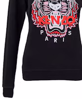 Details for (W) KENZO 純色休閒LOGO套頭衫 黑色。 F962SW7054XA-99B
