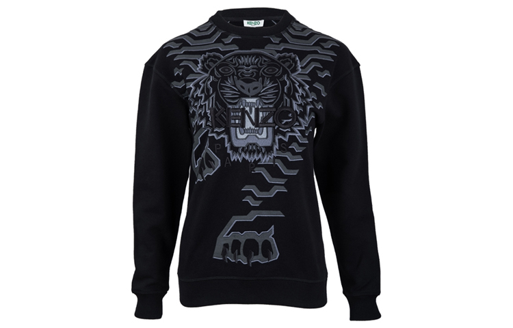 (Women) KENZO SS21 Black Animal Print Crewneck Long Sleeve Sweatshirt. KE2SW8714XP-99 圖 3