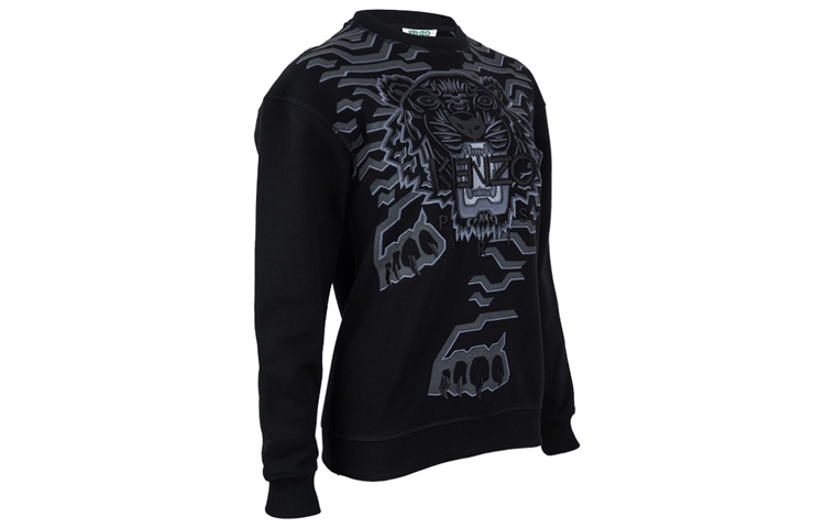 (Women) KENZO SS21 Black Animal Print Crewneck Long Sleeve Sweatshirt. KE2SW8714XP-99 圖 5