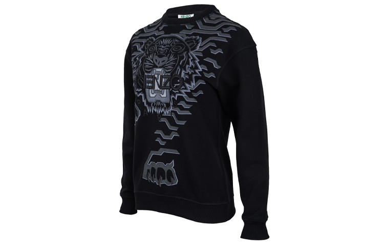 (Women) KENZO SS21 Black Animal Print Crewneck Long Sleeve Sweatshirt. KE2SW8714XP-99 圖 6