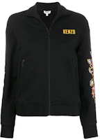 (Women) Kenzo SS21 Black Floral Embroidered Jacket F962BL756962-99 (Women) Kenzo SS21 Black Floral Embroidered Jacket F962BL756962-99