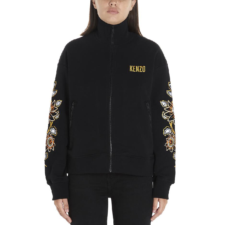 Shop (W) Kenzo Jaket Hitam Bordir Bunga SS21 F962BL756962-99