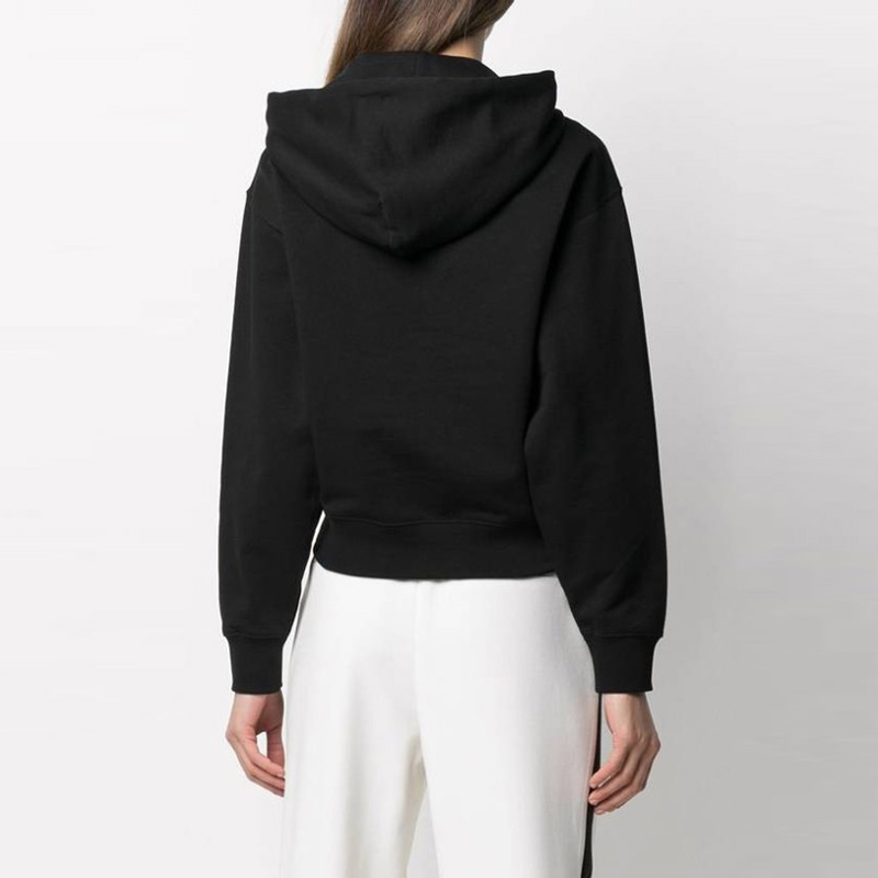 Purchase (W) KENZO SS21 Hoodie Hitam Longgar dengan Sulaman Harimau. FB52SW7774ML-99