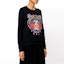 Purchase (W) KENZO SS21 黑色虎頭標誌設計長袖衛衣 F762SW7054XP-99