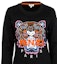 Sizing (W) KENZO SS21 黑色虎頭標誌設計長袖衛衣 F762SW7054XP-99