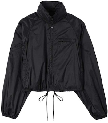 (Women) KENZO SS21 Black Short Jacket with Stand Collar. FA52BL101566-99 Buy (Women) KENZO SS21 Black Short Jacket with Stand Collar. FA52BL101566-99