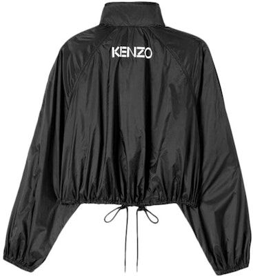 (Women) KENZO SS21 Black Short Jacket with Stand Collar. FA52BL101566-99 Lookbook (Women) KENZO SS21 Black Short Jacket with Stand Collar. FA52BL101566-99