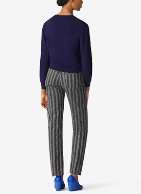 (W) KENZO SS21 藍色刺繡Logo針織圓領長袖衫 FB52PU5413LA-76 Shop (W) KENZO SS21 藍色刺繡Logo針織圓領長袖衫 FB52PU5413LA-76