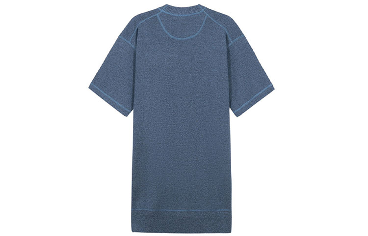 Lookbook (W) KENZO SS21 深蓝色刺绣虎头针织短袖连衣裙 FB52RO5543AB-67