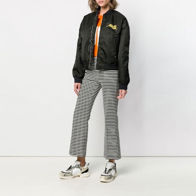 (Women) KENZO SS21 Embroidered Tiger Zip Jacket Black F952BL0895AG-99 Shop (Women) KENZO SS21 Embroidered Tiger Zip Jacket Black F952BL0895AG-99