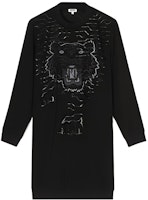 (Women) KENZO SS21 Geo Tiger Graphic Long Sleeve Dress Women’s Black. 2RO199-5AC-K02-99 (Women) KENZO SS21 Geo Tiger Graphic Long Sleeve Dress Women’s Black. 2RO199-5AC-K02-99