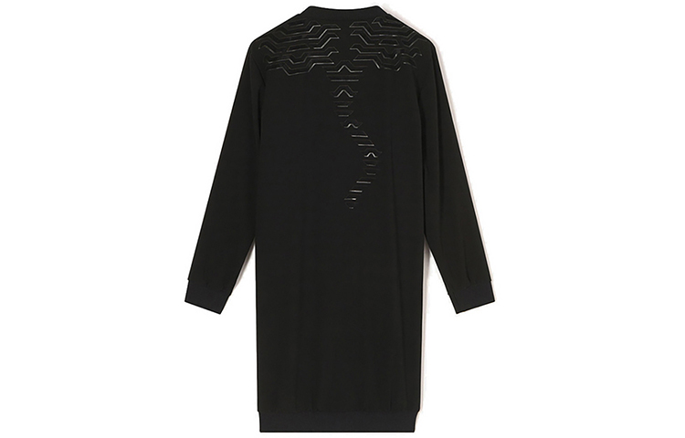 Lookbook (W) KENZO SS21 地理虎图案长袖连衣裙 女款 黑色 2RO199-5AC-K02-99