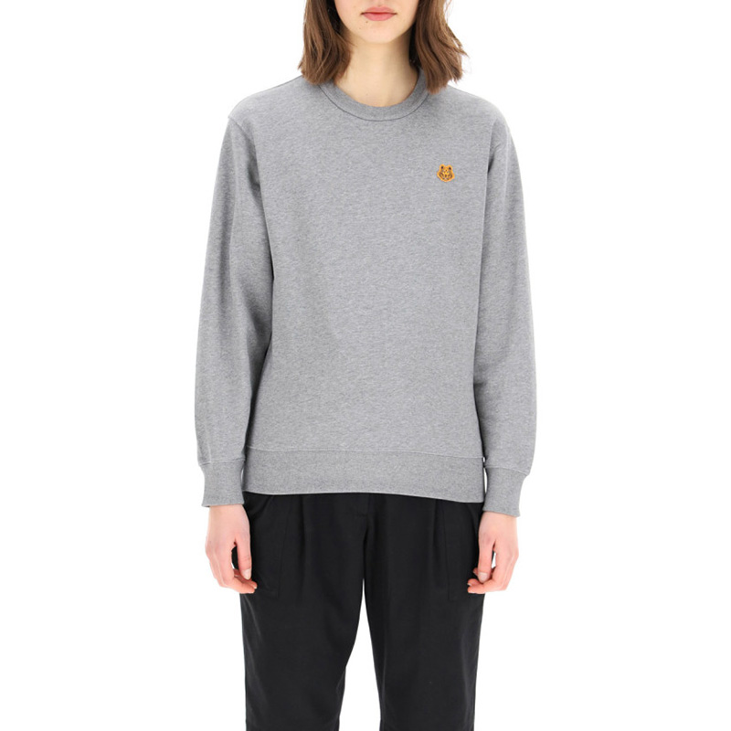 (Women) Kenzo SS21 Grey Embroidered Tiger Logo Long Sleeve Sweatshirt FB52SW8204ML-95 圖 4