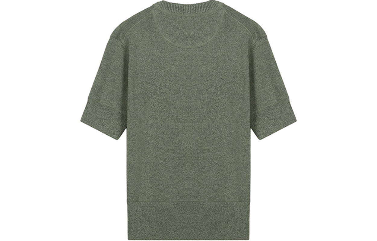 Lookbook (W) ケンゾー SS21 ライトアーミーグリーン タイガーロゴ 半袖ニットセーター FB52PU5553AB-49