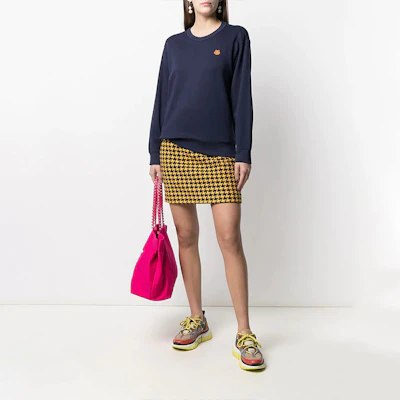 (W) 겐조 SS21 네이비 블루 타이거 자수 긴팔 스웻셔츠 FB52SW8204ML-76 Shop (W) 겐조 SS21 네이비 블루 타이거 자수 긴팔 스웻셔츠 FB52SW8204ML-76