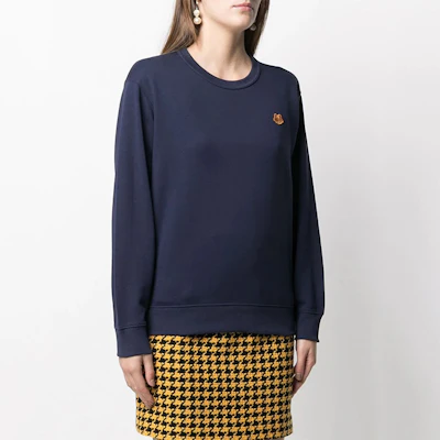 (W) 겐조 SS21 네이비 블루 타이거 자수 긴팔 스웻셔츠 FB52SW8204ML-76 Purchase (W) 겐조 SS21 네이비 블루 타이거 자수 긴팔 스웻셔츠 FB52SW8204ML-76