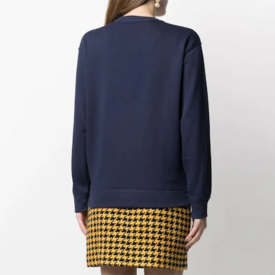 (W) 겐조 SS21 네이비 블루 타이거 자수 긴팔 스웻셔츠 FB52SW8204ML-76 Details for (W) 겐조 SS21 네이비 블루 타이거 자수 긴팔 스웻셔츠 FB52SW8204ML-76