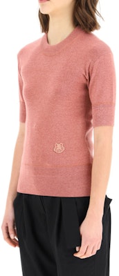 (W) KENZO SS21 Baju Sejuk Slim Logo Harimau Pink Wool FB52PU5553AB-34 Details for (W) KENZO SS21 Baju Sejuk Slim Logo Harimau Pink Wool FB52PU5553AB-34