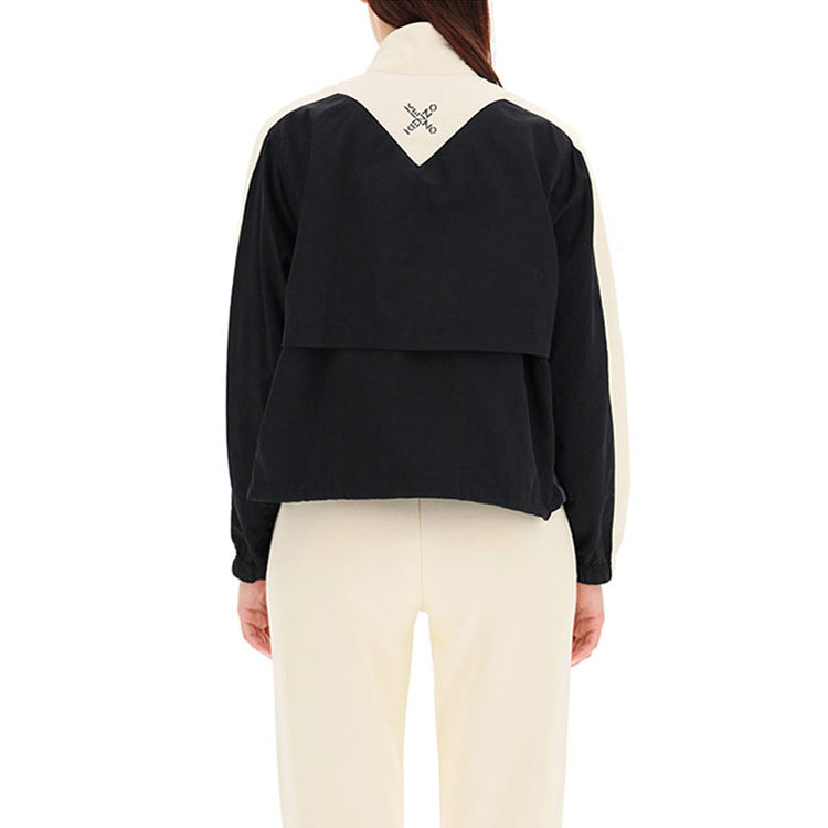 Shop (Women) KENZO SS21 Sport Windbreaker Jacket Black FA62BL1209CO-99