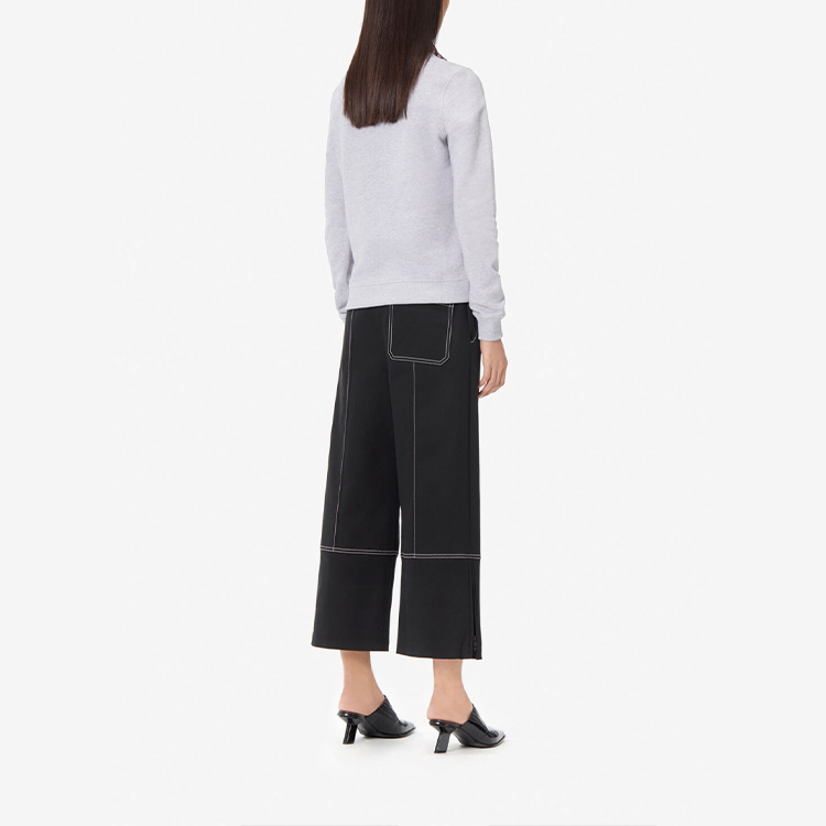 Shop (W) KENZO SS21 Sudadera Gris de Algodón con Tigre Bordado. F952SW7054XA-93