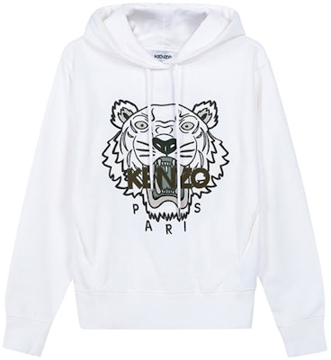 (W) KENZO SS21 白色刺繡虎頭連帽衫 FB52SW8714XA-01B Buy (W) KENZO SS21 白色刺繡虎頭連帽衫 FB52SW8714XA-01B