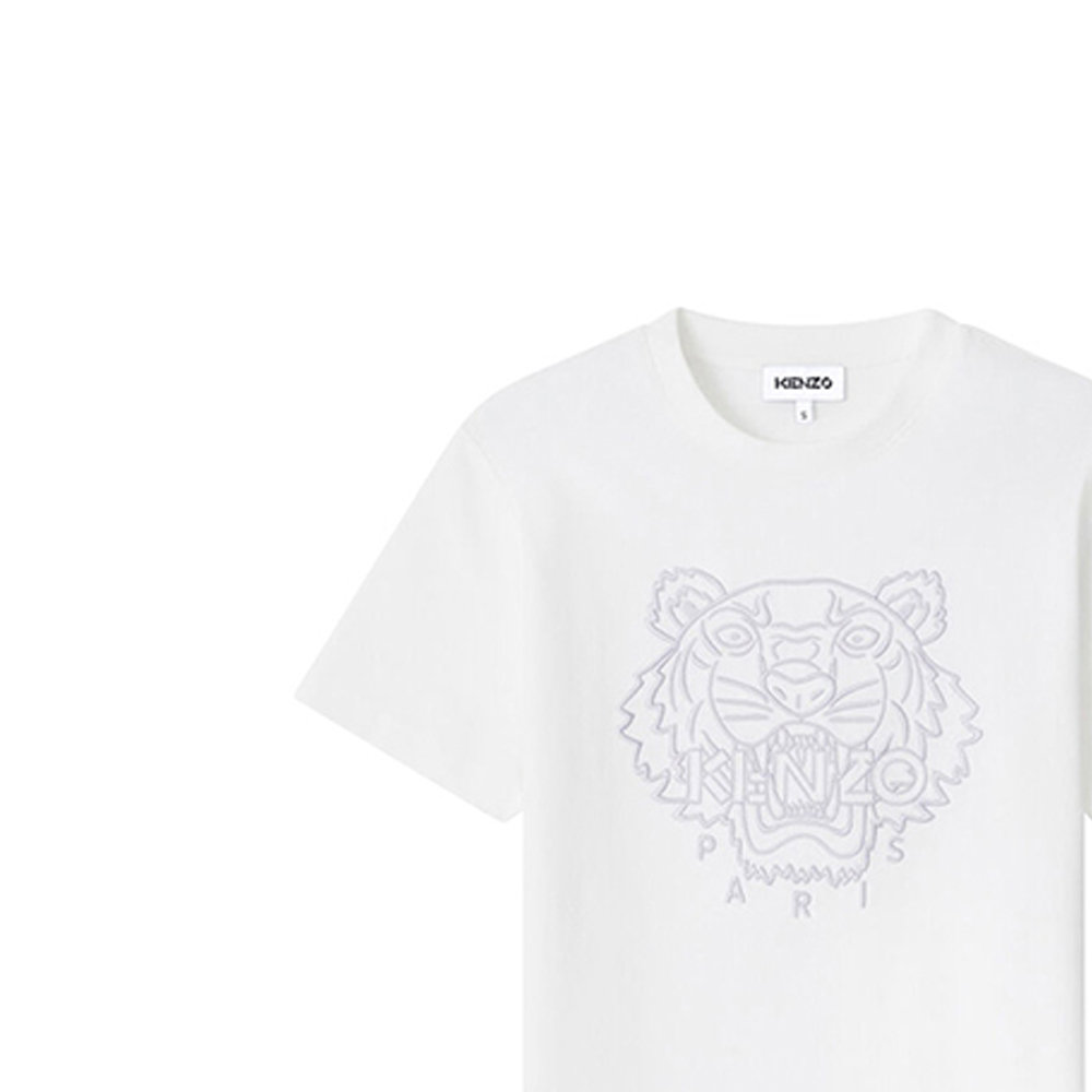 (Women) KENZO SS21 White Tiger Embroidered Cotton Crewneck T-Shirt. FB52TS9124SL-01 圖 6