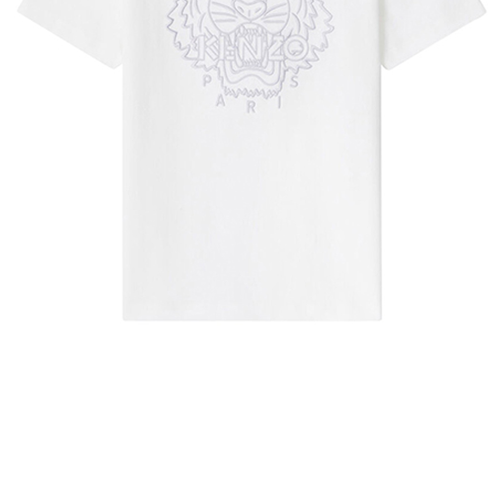 (Women) KENZO SS21 White Tiger Embroidered Cotton Crewneck T-Shirt. FB52TS9124SL-01 圖 7