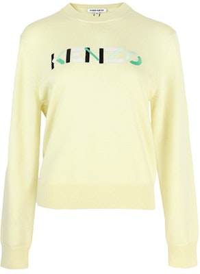 (W) KENZO SS21 Sweater Rajutan Wol Kuning Motif Hewan. 2PU6393LA-38 Order (W) KENZO SS21 Sweater Rajutan Wol Kuning Motif Hewan. 2PU6393LA-38