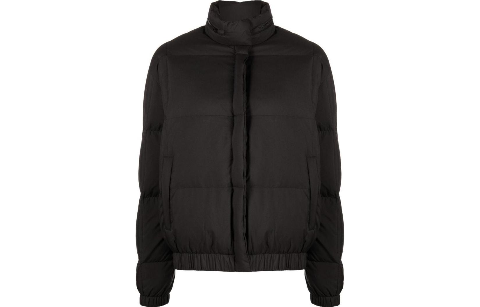 (Women) KENZO SS22  Black Solid Color Cotton Jacket with Stand-Up Collar. FC62OU1139NC-99J 圖 2