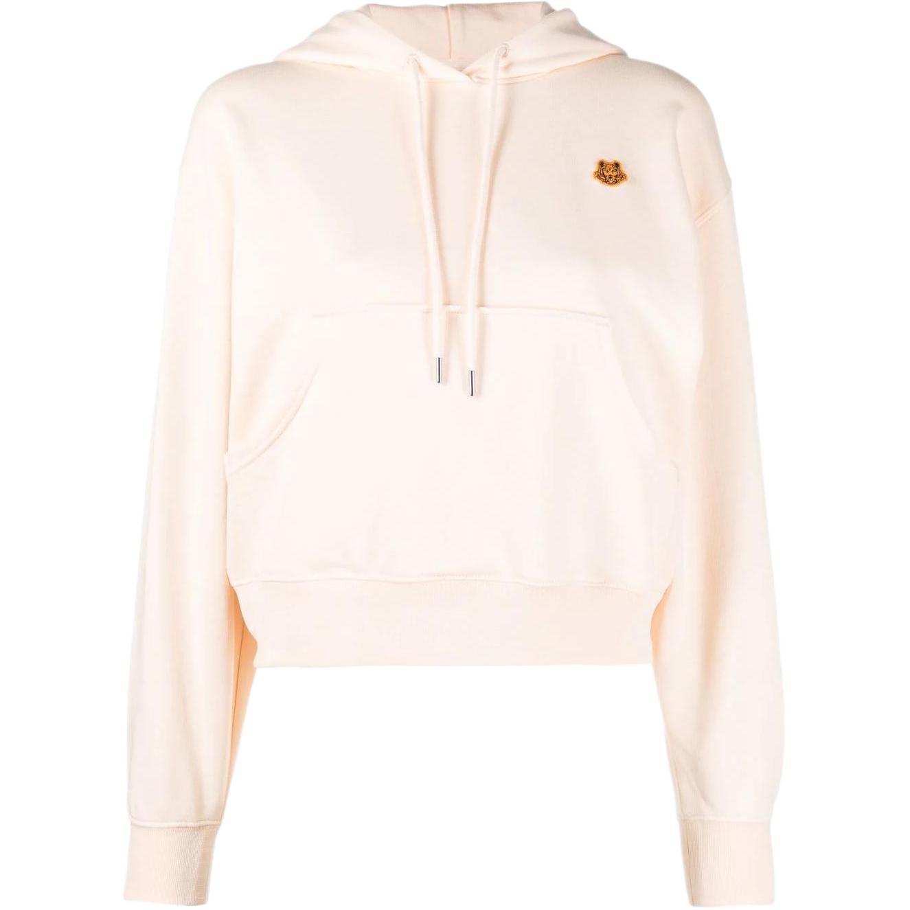 (Women) KENZO SS22  Brown Logo Hoodie. FB52SW7774ML-07