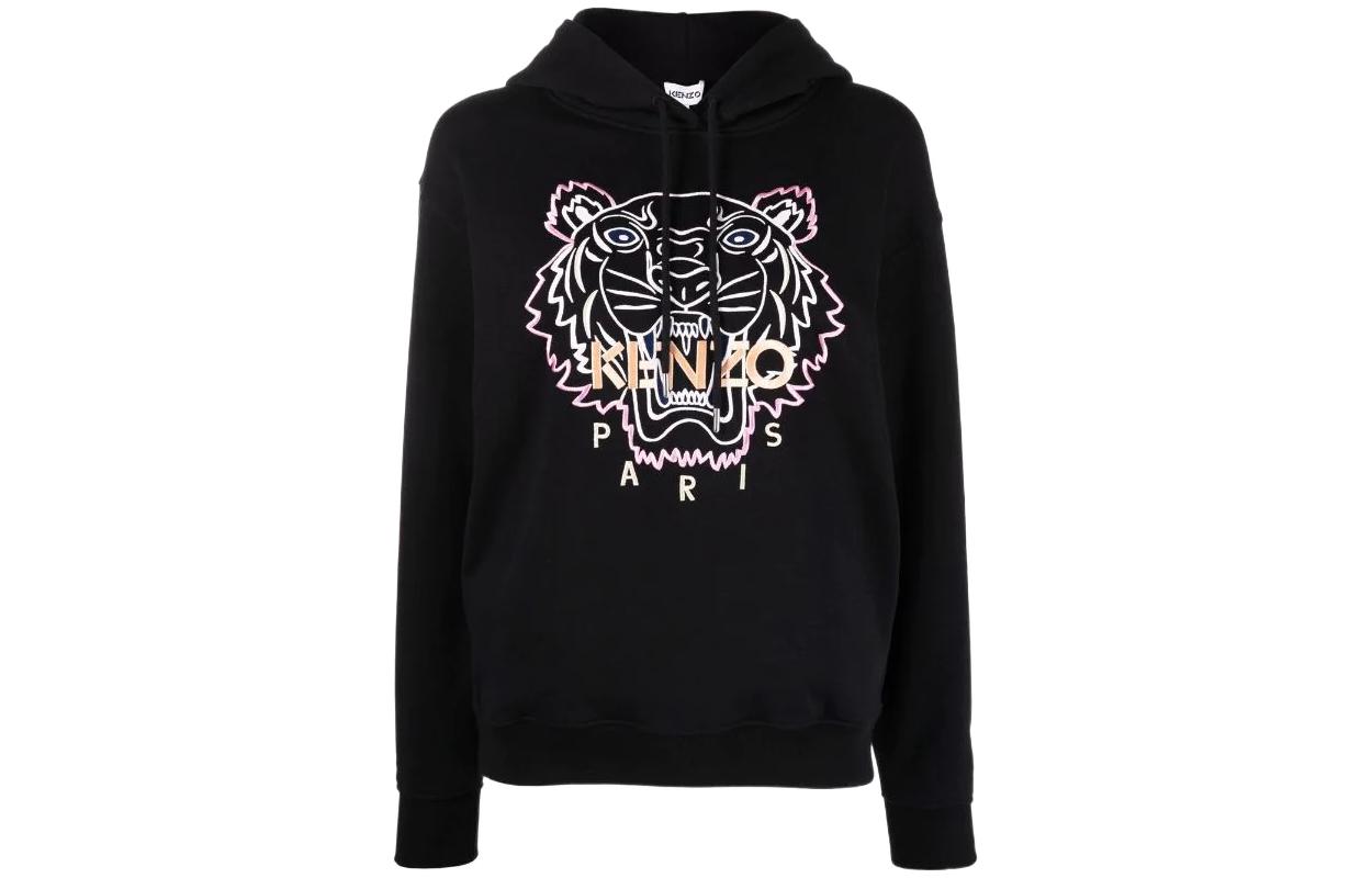 Order (Women) KENZO SS22  Embroidered Hoodie Black FC52SW6494XH-99