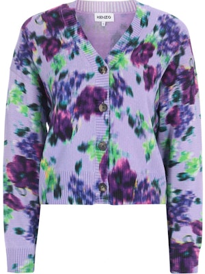 (W) KENZO 春夏22 花卉嵌饰针织开衫浅紫色 FC52CA6543CA-66 Buy (W) KENZO 春夏22 花卉嵌饰针织开衫浅紫色 FC52CA6543CA-66