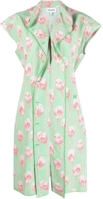 (W) KENZO SS22 Dress Hijau Motif Bunga Lengan Pendek FC52RO0729S7-57 Buy (W) KENZO SS22 Dress Hijau Motif Bunga Lengan Pendek FC52RO0729S7-57