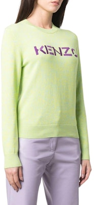 (W) KENZO SS22 綠色針織毛衣刺繡標誌長袖上衣 FC52PU6833LA-57 Shop (W) KENZO SS22 綠色針織毛衣刺繡標誌長袖上衣 FC52PU6833LA-57