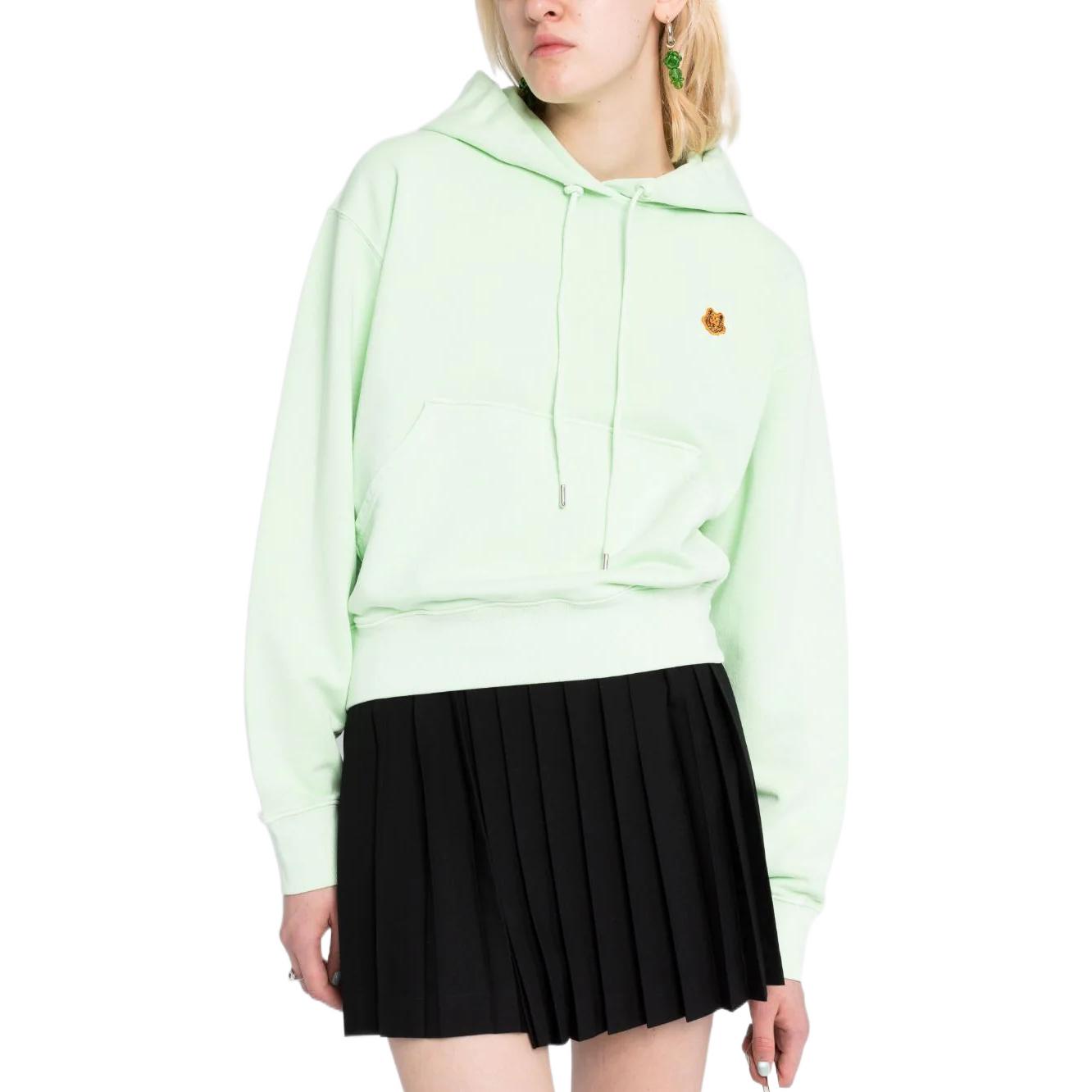Details for (Women) KENZO SS22  Green Tiger Graphic Hoodie. FC52SW7774MC-47