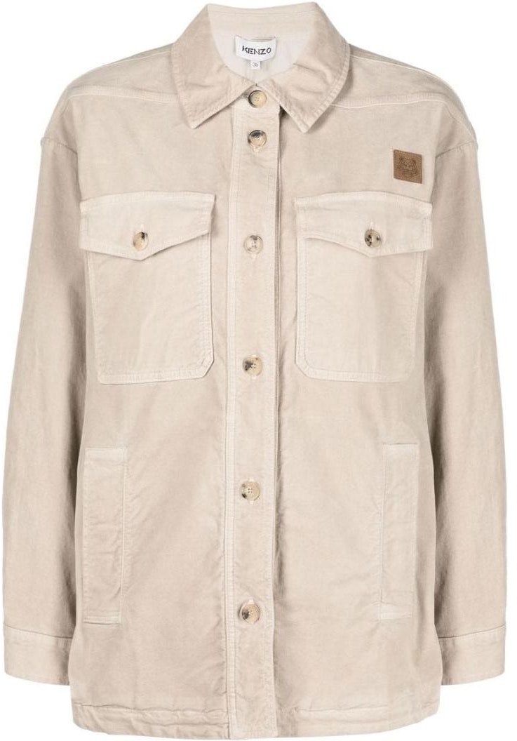 women-kenzo-ss-22-khaki-long-sleeve-shirt-with-flap-pocket-fc-52-ch-0469-ca-08