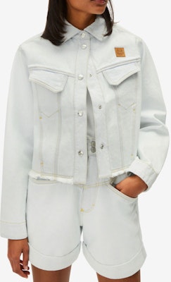 (W) KENZO SS22 ロゴ デニム ワークウェア ジャケット ブルー FC52DV2316FA-67 Purchase (W) KENZO SS22 ロゴ デニム ワークウェア ジャケット ブルー FC52DV2316FA-67