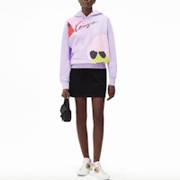 (W) KENZO SS22 퍼플 카툰 프린트 풀오버 후디. FC52SW8424MO-66 Lookbook (W) KENZO SS22 퍼플 카툰 프린트 풀오버 후디. FC52SW8424MO-66
