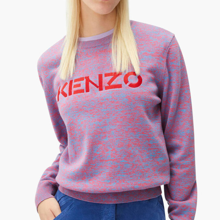 Purchase (W) KENZO SS22 紫色針織刺繡Logo毛衣 FC52PU6833LA-66