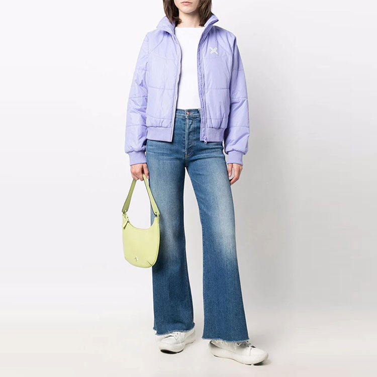 Lookbook (Women) KENZO SS22  Purple Zip-Up Jacket with Logo Print. FC52OU090565-65