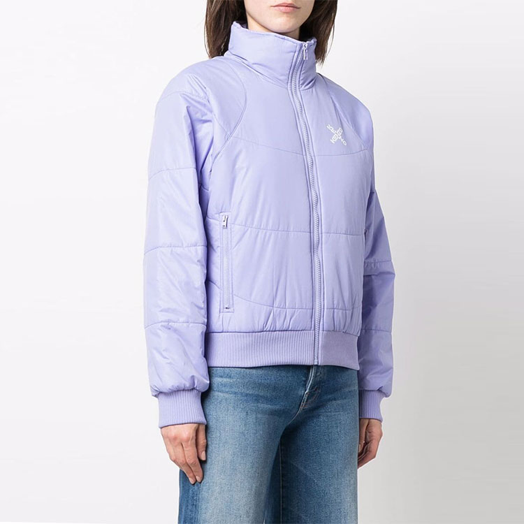 Purchase (Women) KENZO SS22  Purple Zip-Up Jacket with Logo Print. FC52OU090565-65