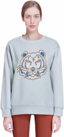Shop (W) KENZO SS22 老虎標誌長袖圓領衫 淺藍色 FC52SW8464ML-63