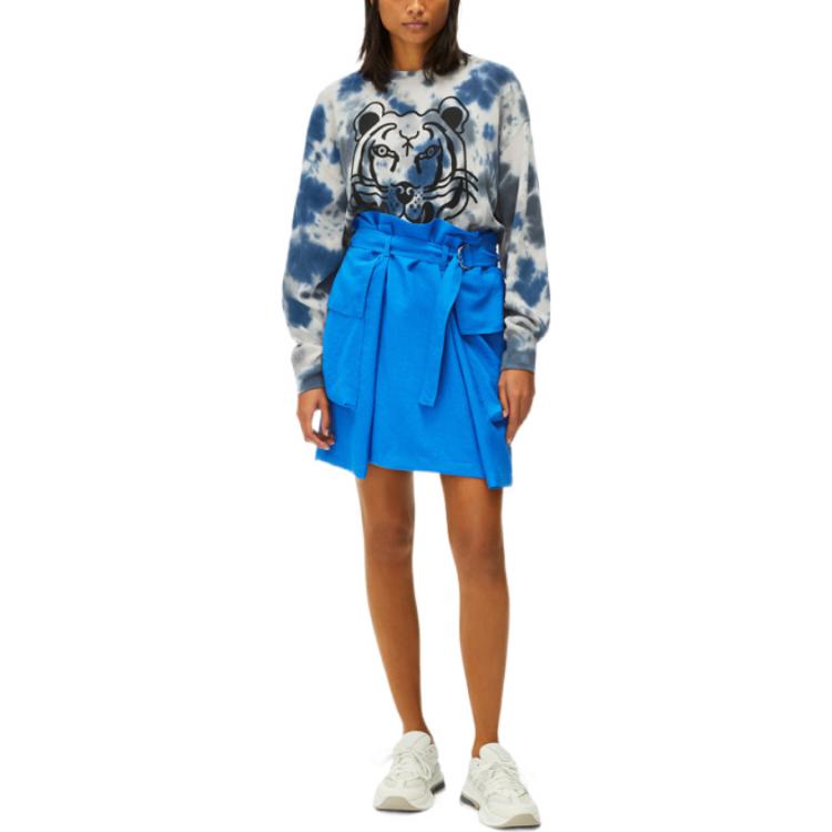 (Women) KENZO SS22  White Tie-Dye Sweatshirt with Animal Print Design. FC52PU6933TE-62 圖 3