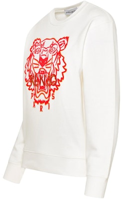 (W) KENZO SS22 白色虎头刺绣圆领卫衣 FC52SW824CMB-01B Shop (W) KENZO SS22 白色虎头刺绣圆领卫衣 FC52SW824CMB-01B