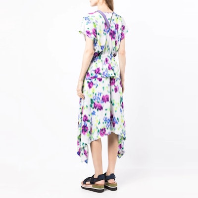 (W) KENZO SS22 Gaun Motif Bunga Lengan Pendek Wanita Multicolor. FC52RO0599P1-66 Purchase (W) KENZO SS22 Gaun Motif Bunga Lengan Pendek Wanita Multicolor. FC52RO0599P1-66