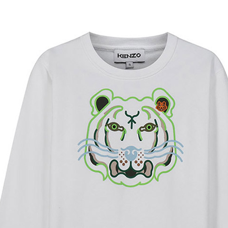 (Women) KENZO SS22 K-Tiger Crewneck Sweatshirt Women’s White Tiger Print. FC52SW8454MO-01B 圖 7