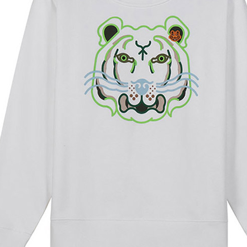 (Women) KENZO SS22 K-Tiger Crewneck Sweatshirt Women’s White Tiger Print. FC52SW8454MO-01B 圖 8