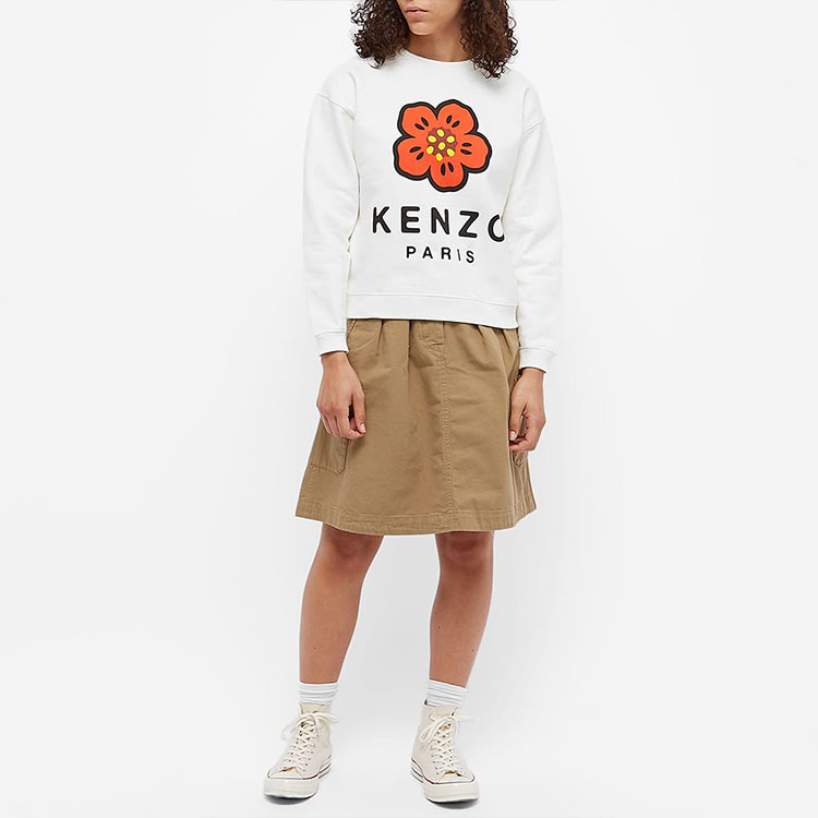 (Women) KENZO SS22 Nigo Boke Flower Crewneck Sweatshirt Women’s White. FC52SW011CMI-02 圖 3